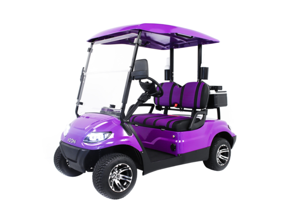 ICON i20L Lifted Electric Street Legal Golf Cart 2 Seat Neighborhood Vehicle