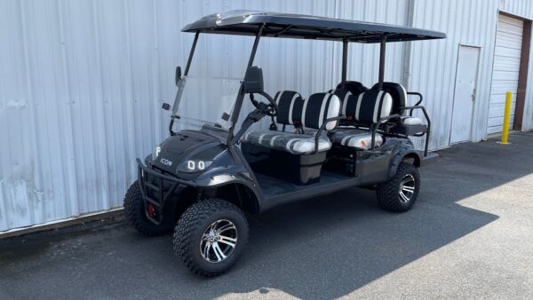 ICON i60L Lifted Electric Street Legal Golf Cart 6 Seat Neighborhood Vehicle